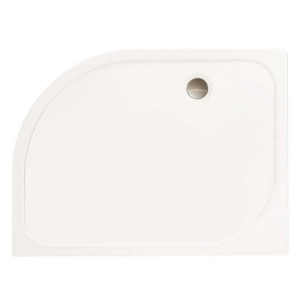 Merlyn MStone 1000 x 800mm Right Hand Offset Quadrant Shower Tray