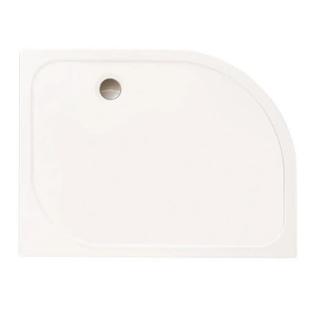 Merlyn MStone 900 x 760mm Left Hand Offset Quadrant Shower Tray