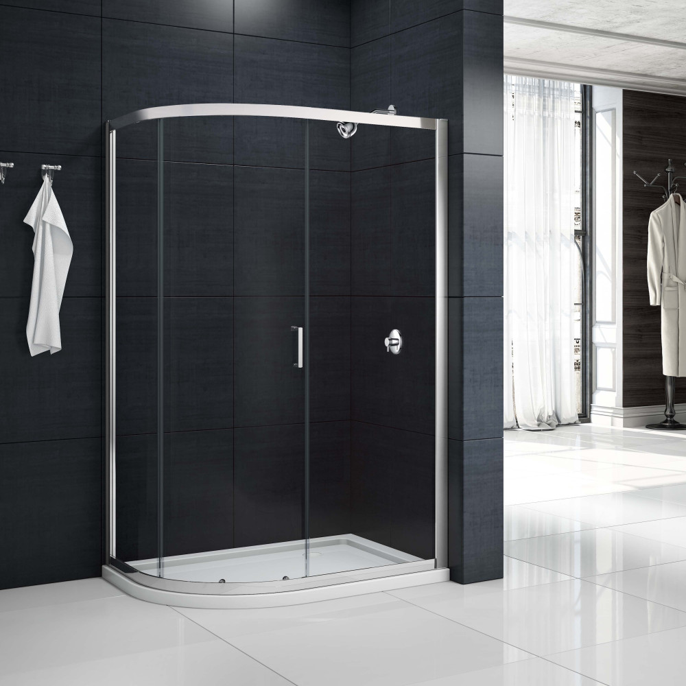Merlyn MBox 1 Door Offset Quadrant Shower Enclosure 1200 X 800mm (1)