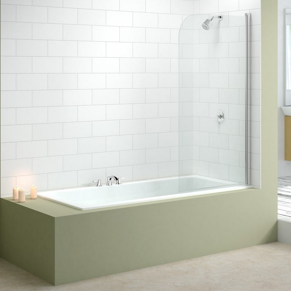 Merlyn Single Curved Bath Screen 800 x 1500mm (1)