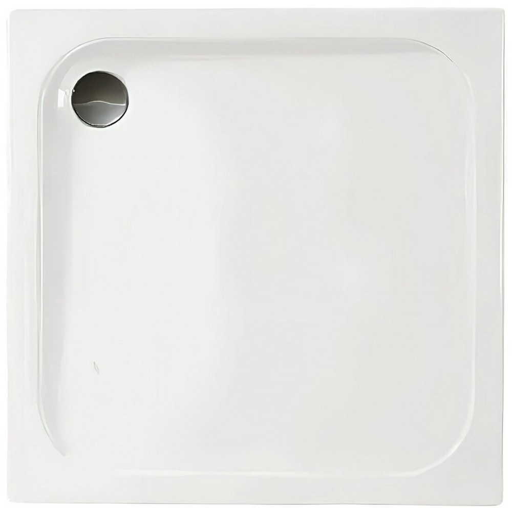 Merlyn Touchstone 760 x 760mm Corner Waste Square Shower Tray
