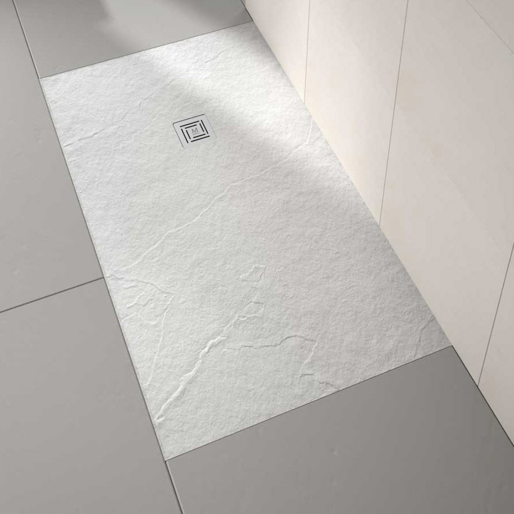 Merlyn Truestone 1200 x 900mm White Rectangular Tray (1)