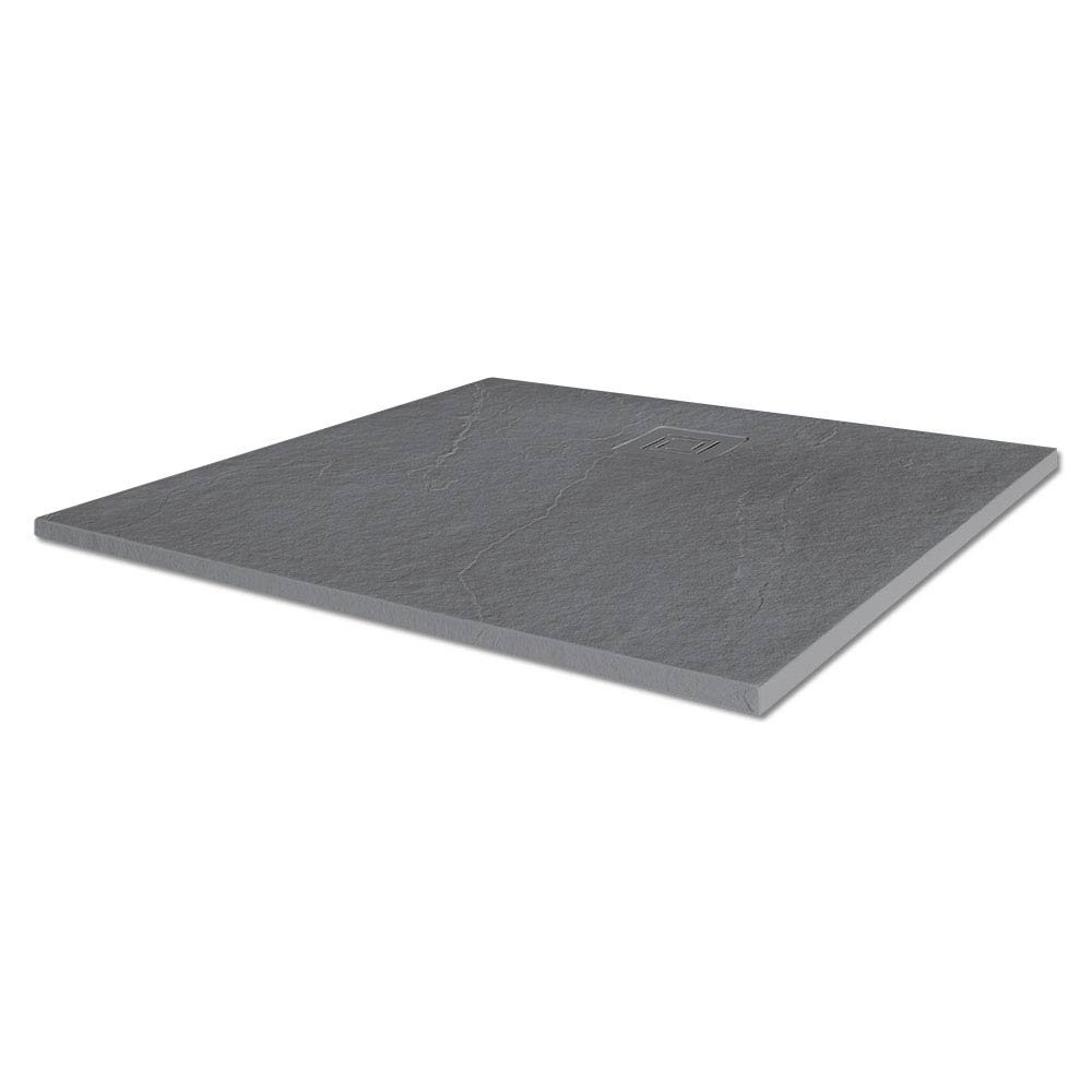 Merlyn Truestone 900 x 900mm Fossil Grey Square Tray