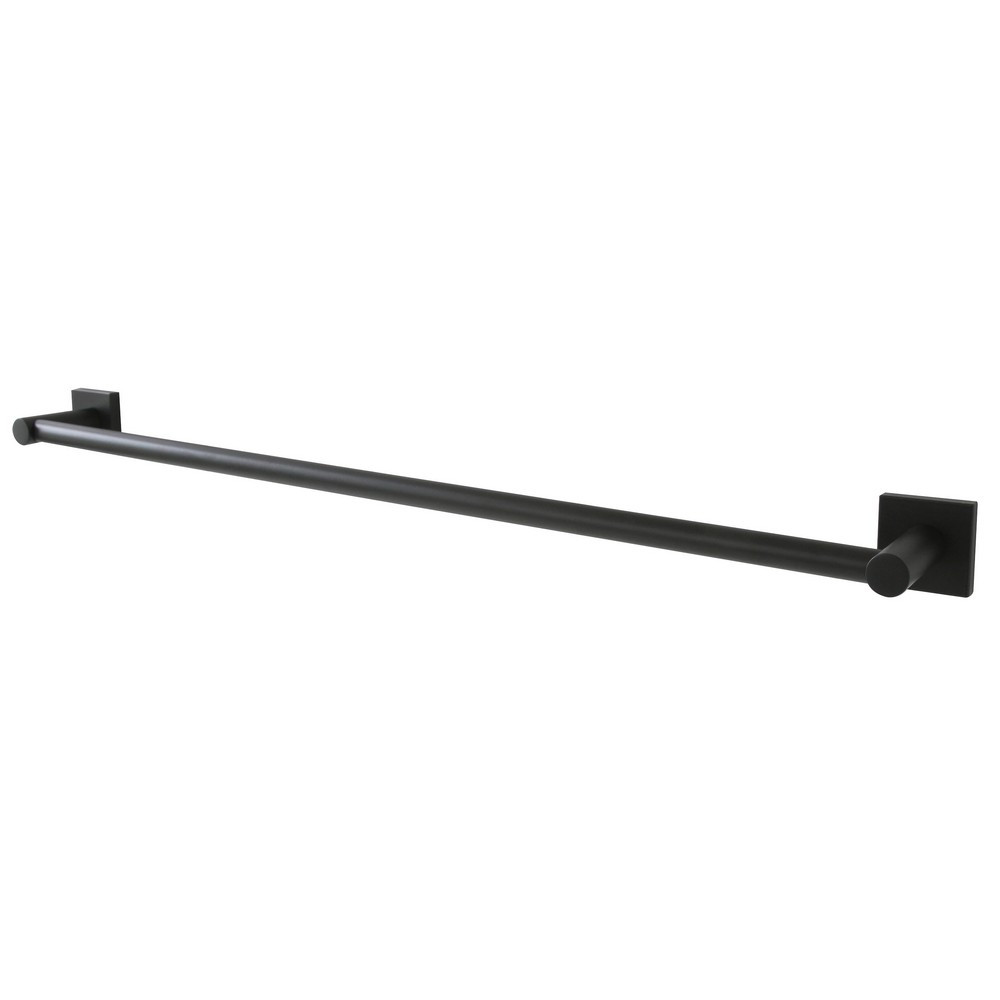Miller Atlanta Black 645mm Towel Rail