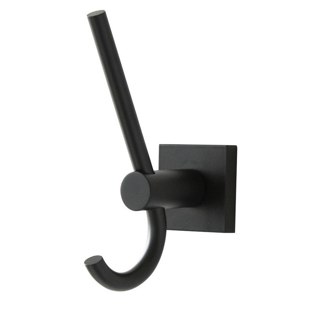 Miller Atlanta Black Double Robe Hook