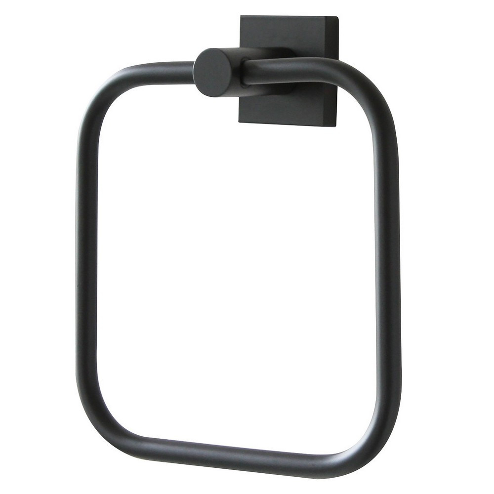 Miller Atlanta Black Towel Ring