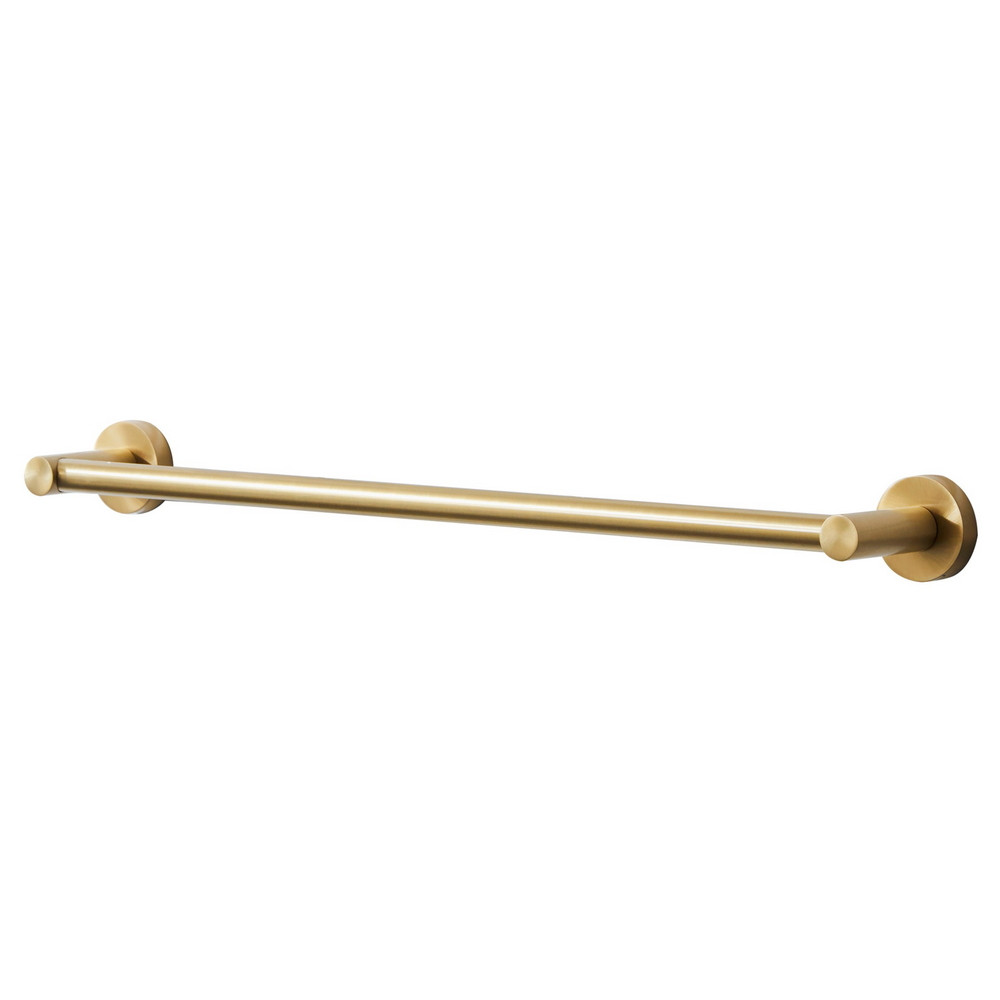 Miller Bond Brushed Brass Single Towel Rail