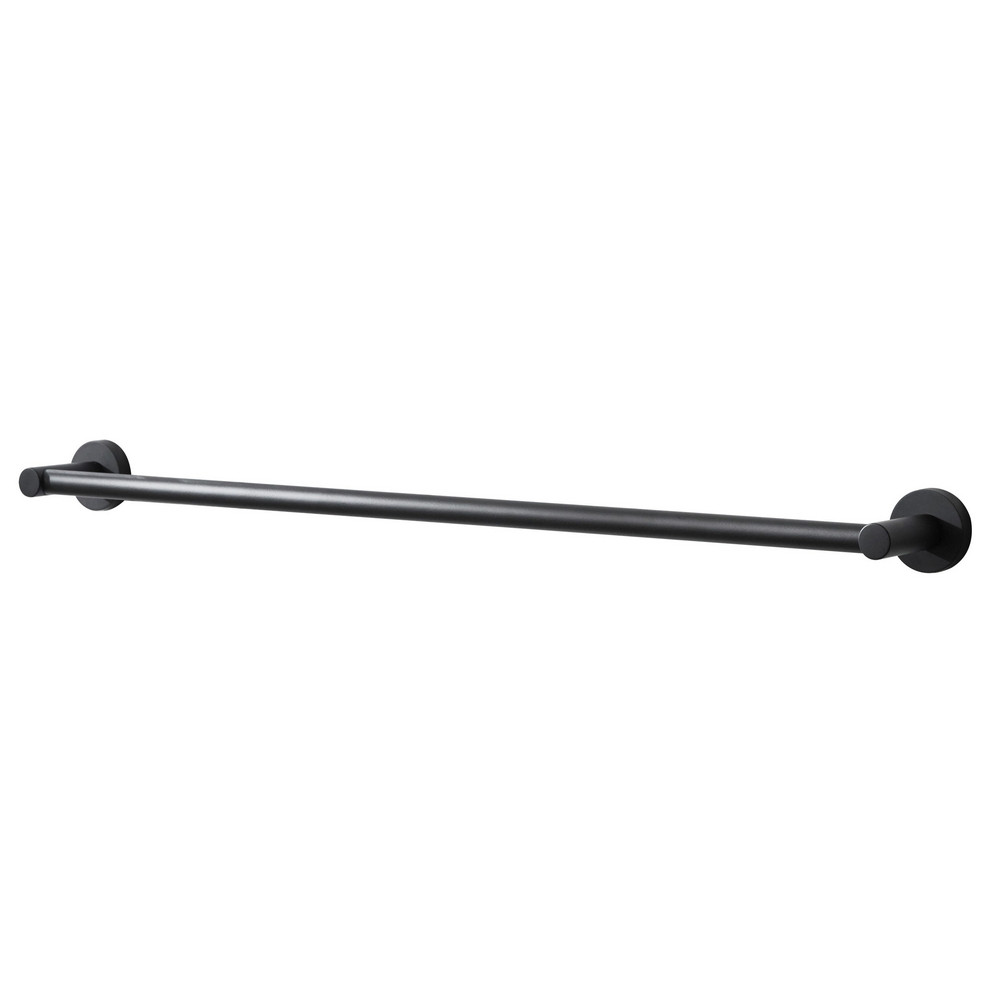Miller Bond Matt Black 645mm Towel Rail
