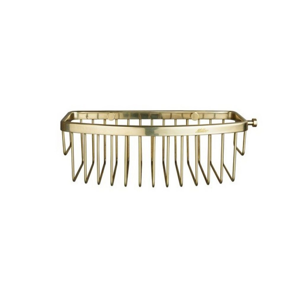 Miller Classic Gluable D Shaped Basket in Polished Brass (1)