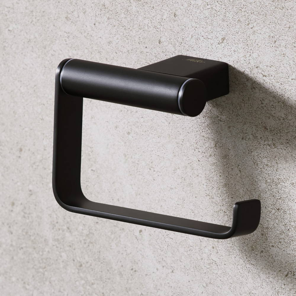 Miller Miami Black Toilet Roll Holder
