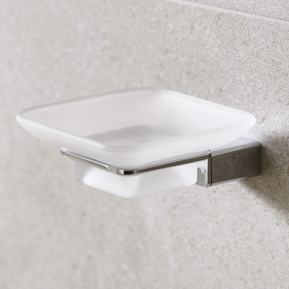 Miller Miami Chrome Soap Dish and Holder