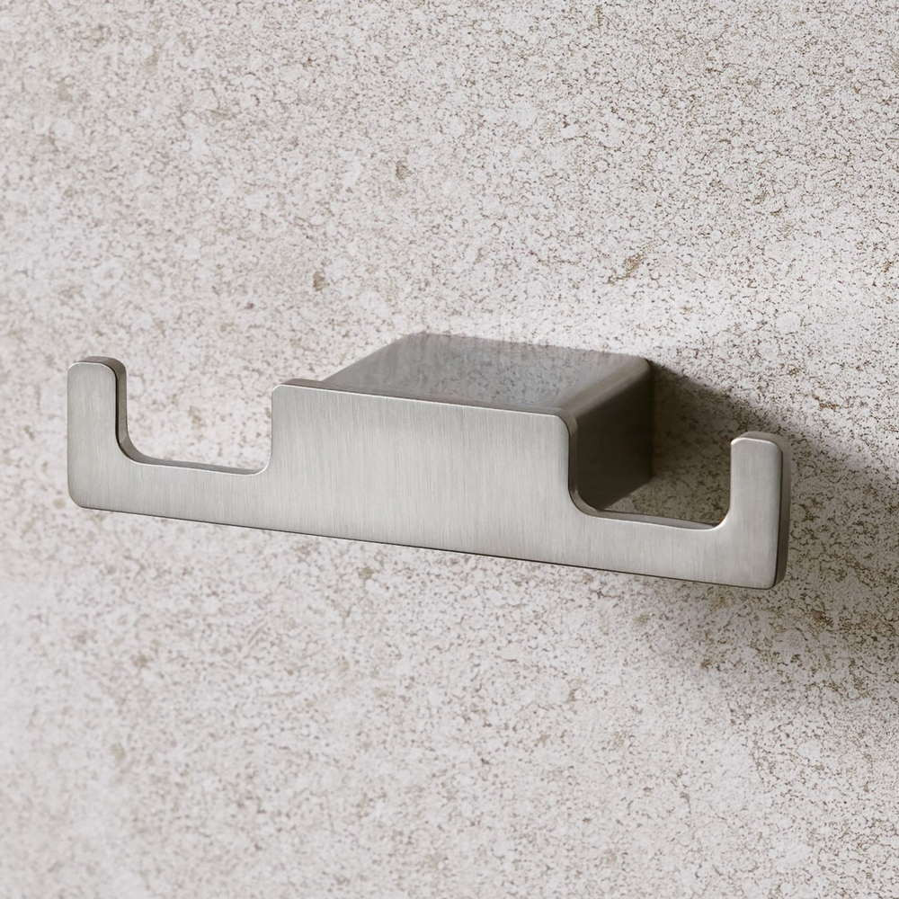 Miller Miami Brushed Nickel Double Hook