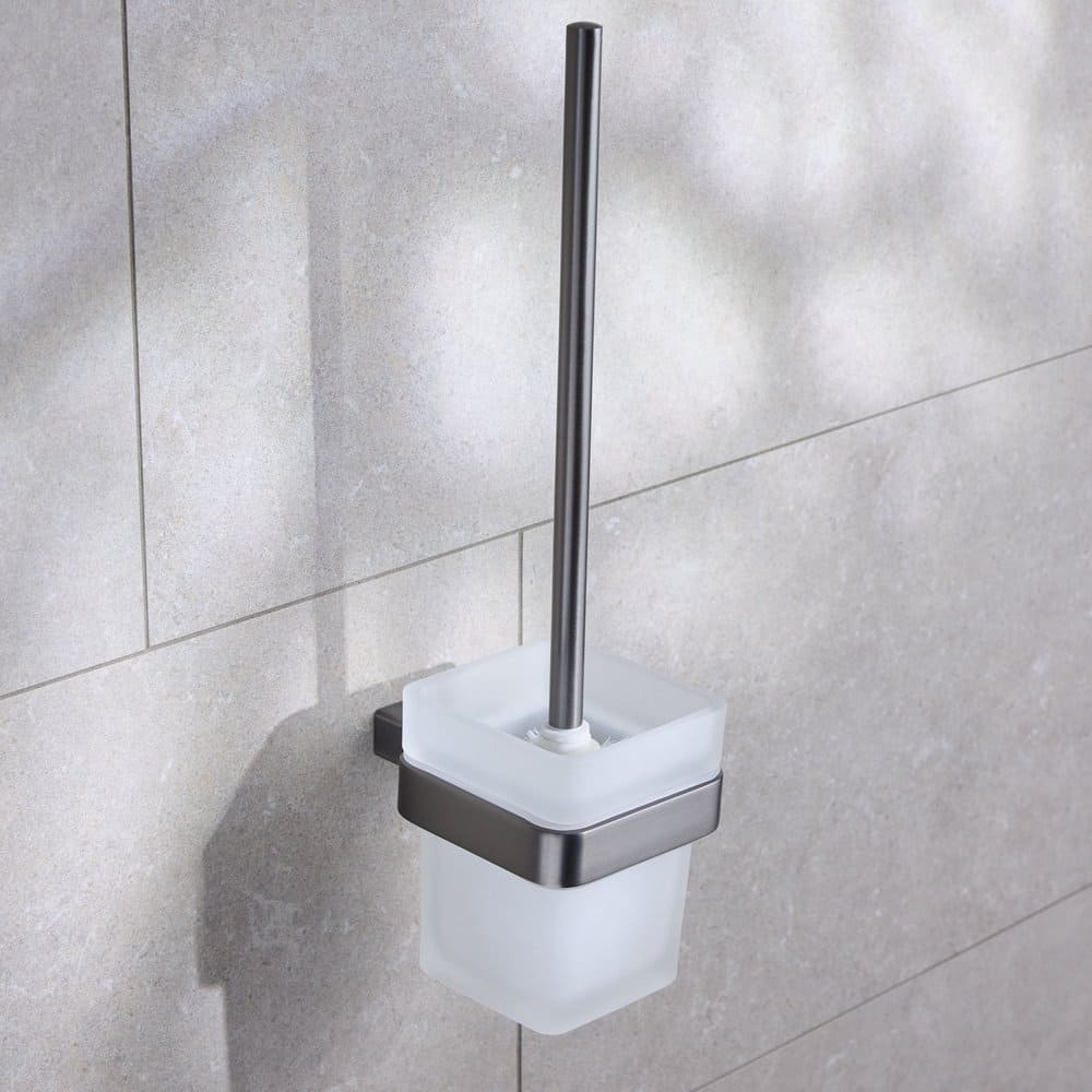 Miller Miami Toilet Brush Set in Gunmetal