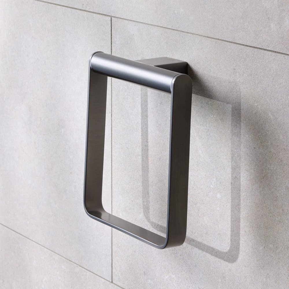 Miller Miami Towel Ring in Gunmetal