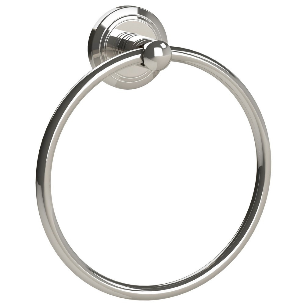 Miller Oslo Polished Nickel Towel Ring
