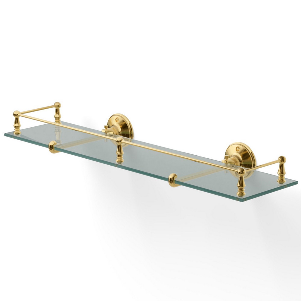 Miller Stockholm Polished Brass Shelf