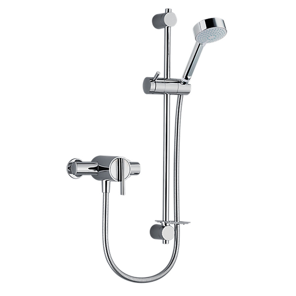 Mira Silver Thermostatic Shower EV (Exposed Valve) All Chrome