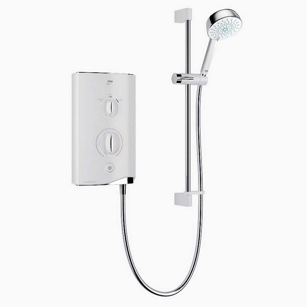 Mira Sport Manual 7.5kW Chrome and White Electric Shower