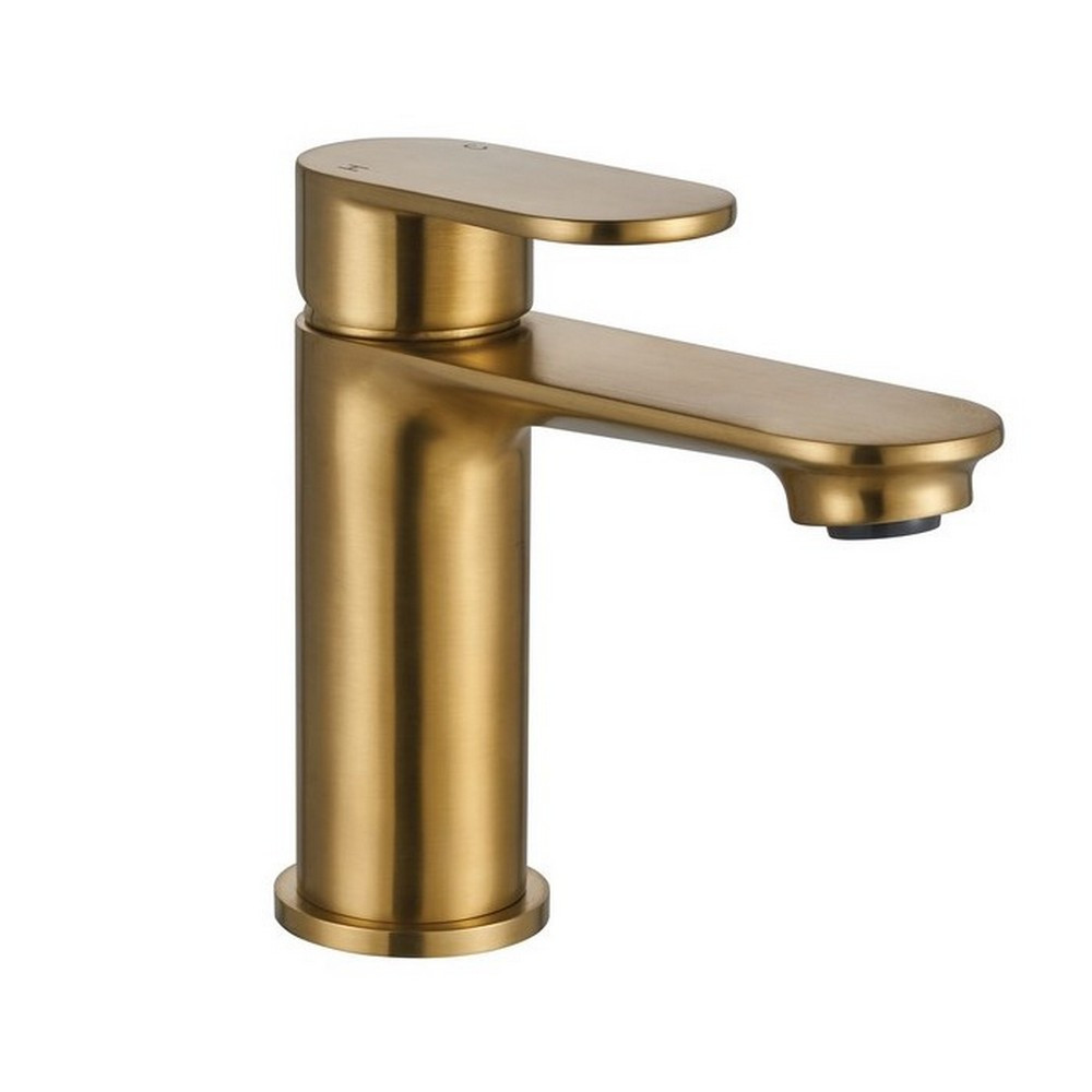 Niagara Albury Brushed Brass Mono Basin Mixer with Click Clack Waste