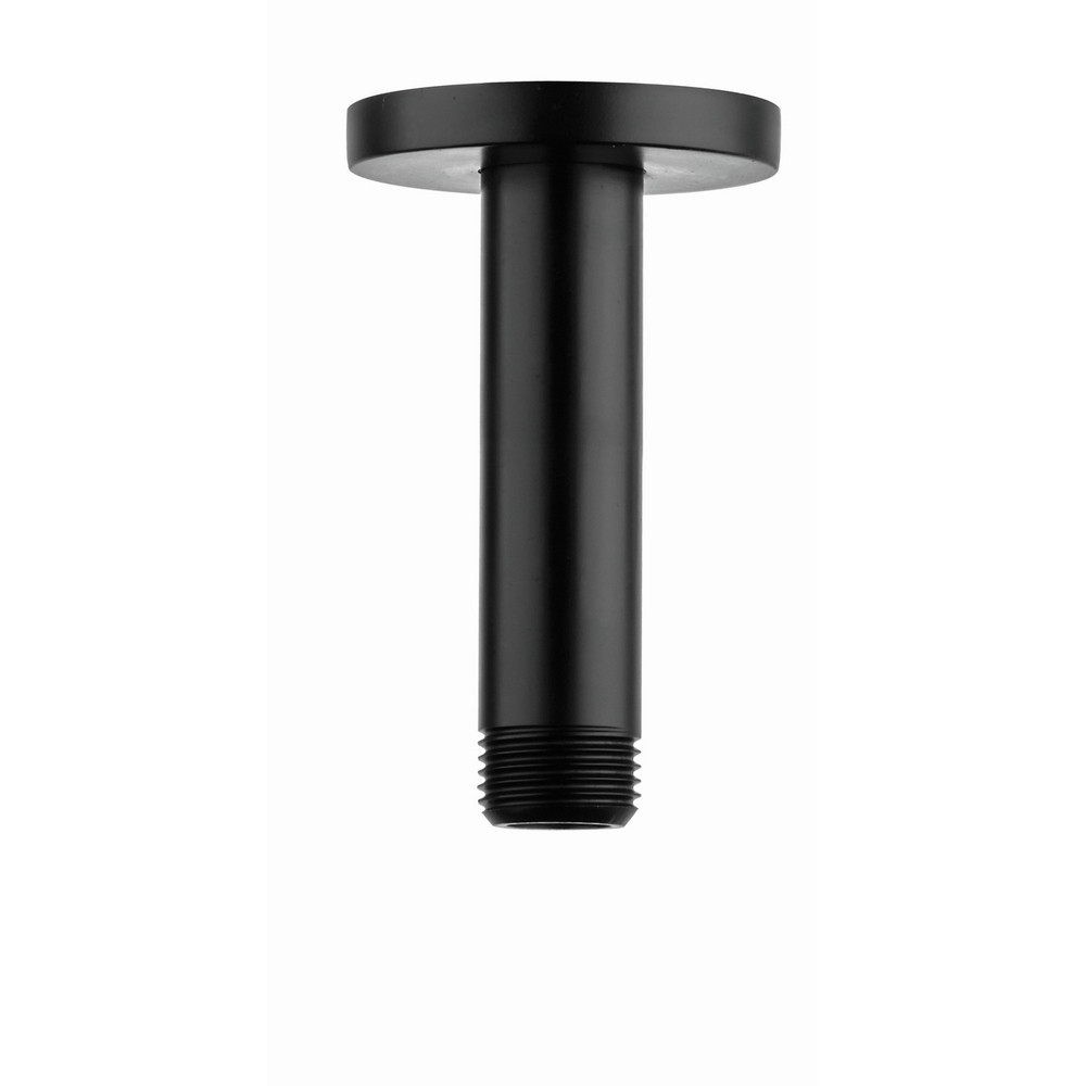 Niagara Equate 100mm Round Ceiling Shower Arm in Black