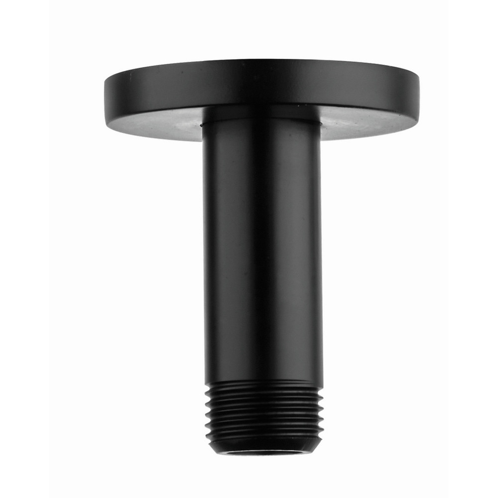 Niagara Equate 65mm Round Ceiling Shower Arm in Black