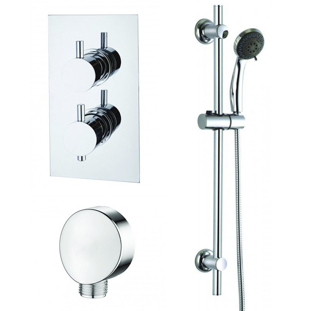 Niagara Equate Concealed Shower Valve Pack 1 with Slide Rail Kit & Wall Outlet