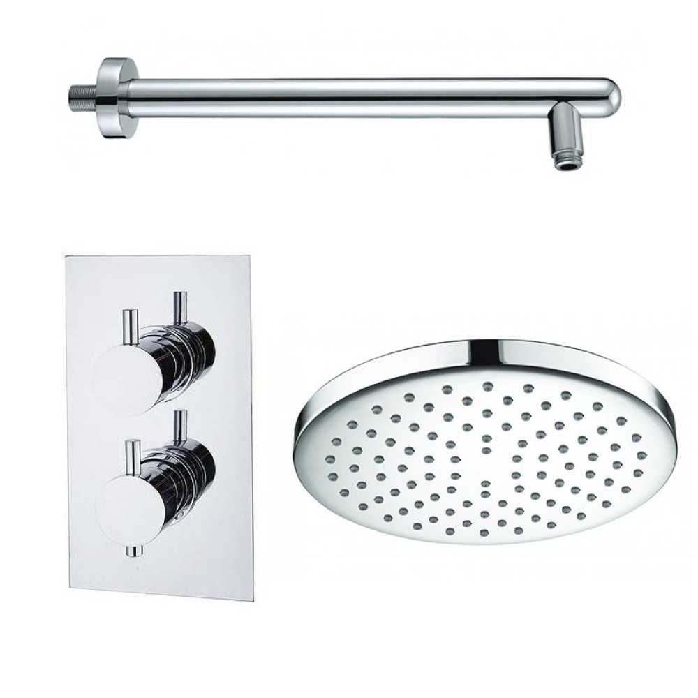 Niagara Equate Concealed Shower Valve Pack 2 with Fixed Head & Arm