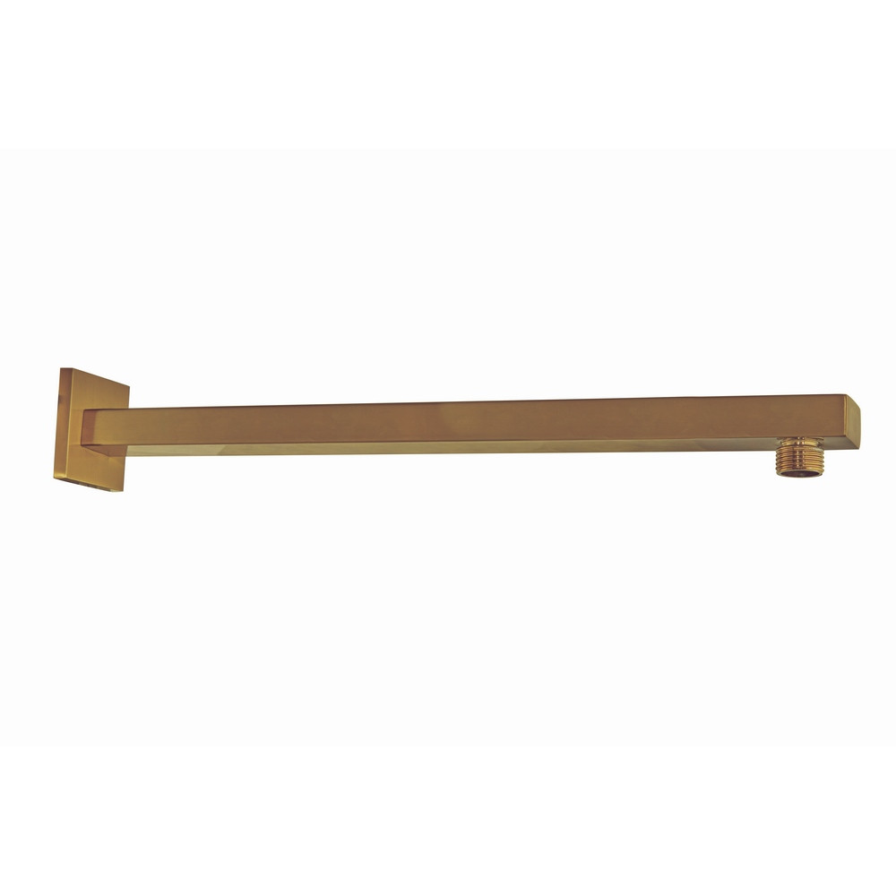 Niagara Observa Brushed Brass Square Wall Mounted Shower Arm 2