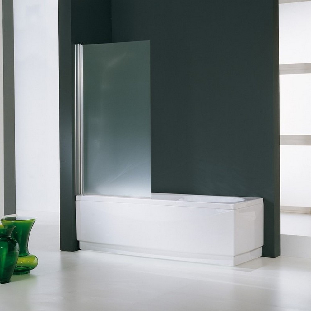 Novellini Aurora 1 Bath Screen 750mm (1)