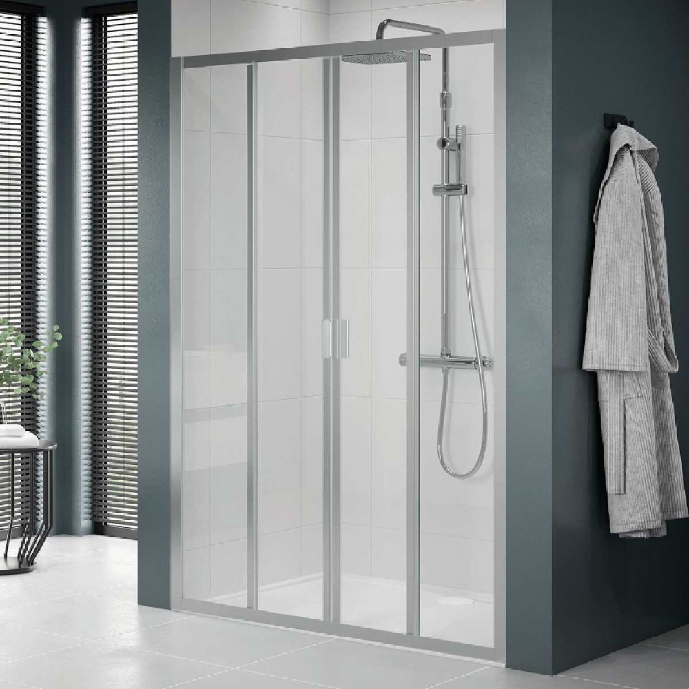 Novellini Lunes 2.0 2A Sliding Shower Door 1280-1340mm