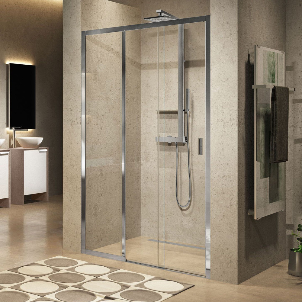 Novellini Lunes 2.0 3PH Sliding Shower Doors 1400mm