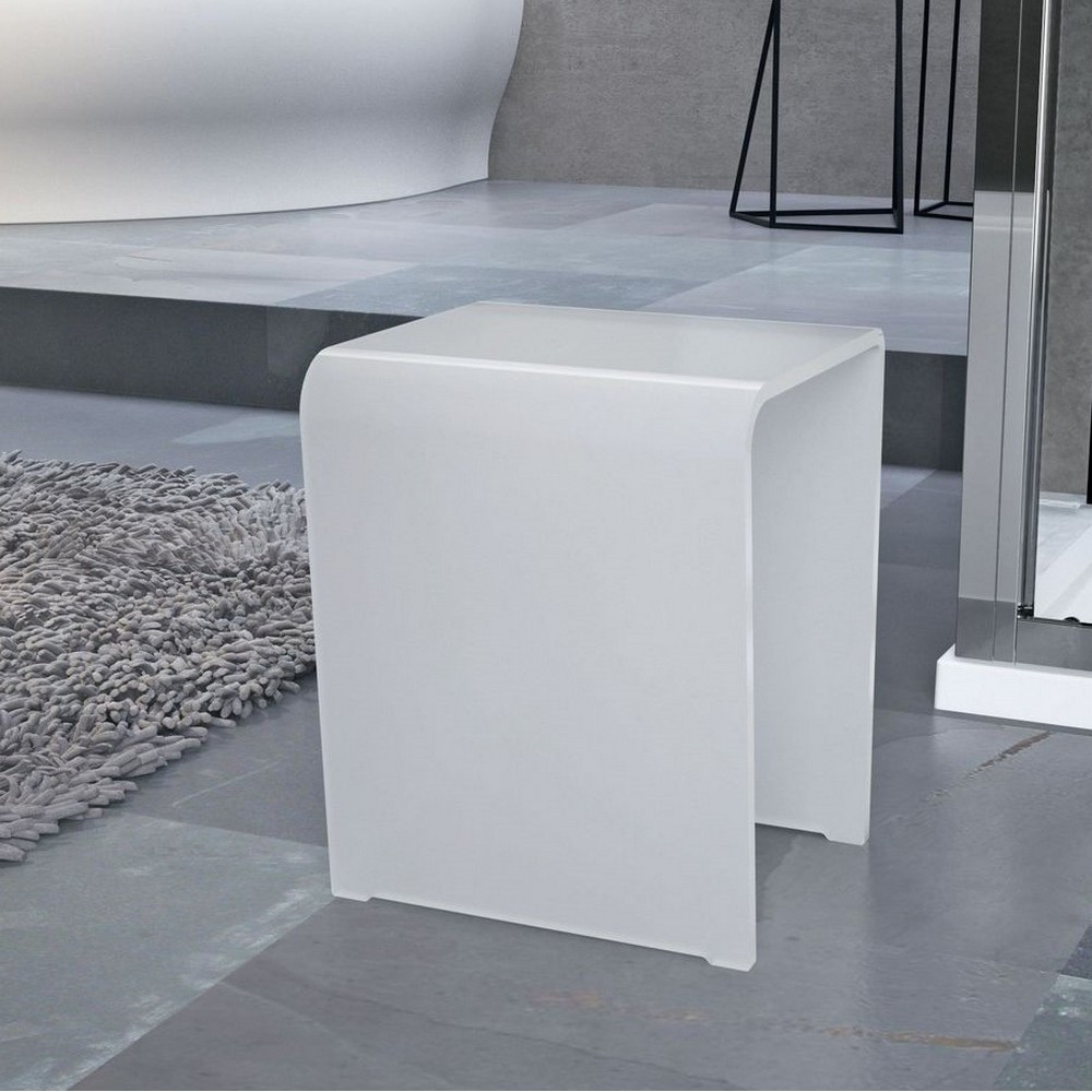 Novellini Satin Acrylic Stool