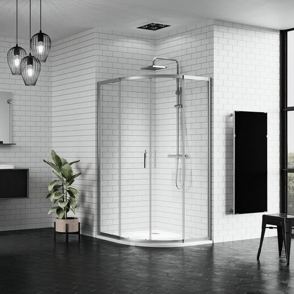 Novellini Zephyros R 900mm Quadrant Shower Enclosure