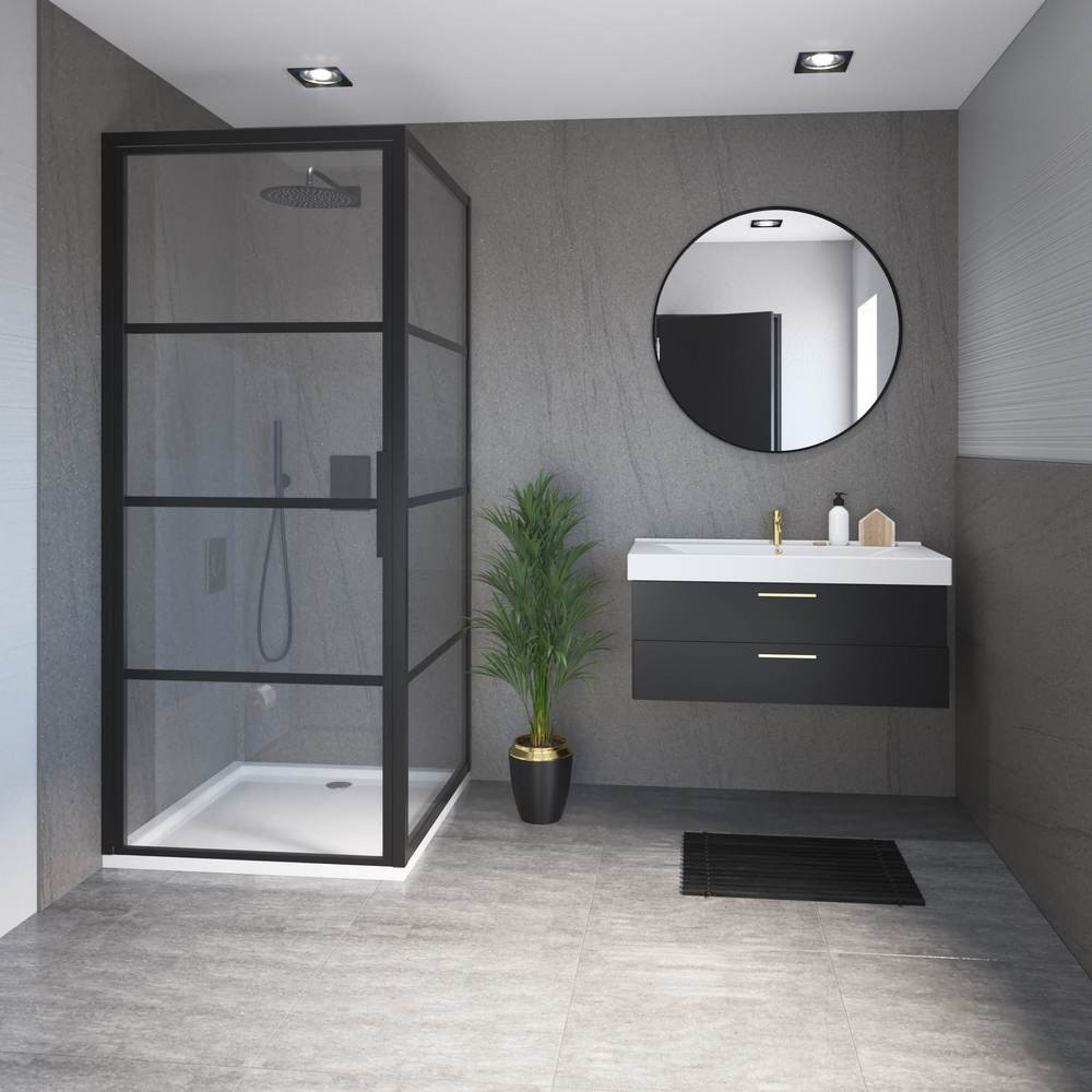 Nuance Small Corner Natural Greystone Wall Panel Pack A