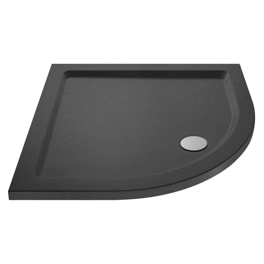 Nuie 700 x 700mm Quadrant Shower Tray in Slate Grey