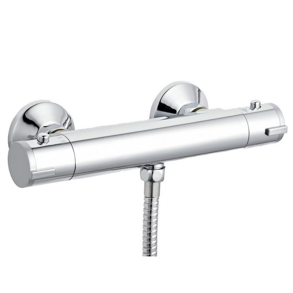 Nuie ABS Thermostatic Shower Bar Valve in Chrome (1)