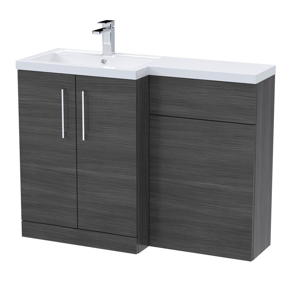 Nuie Arno 1100mm Anthracite L Shaped Combination Unit (1)