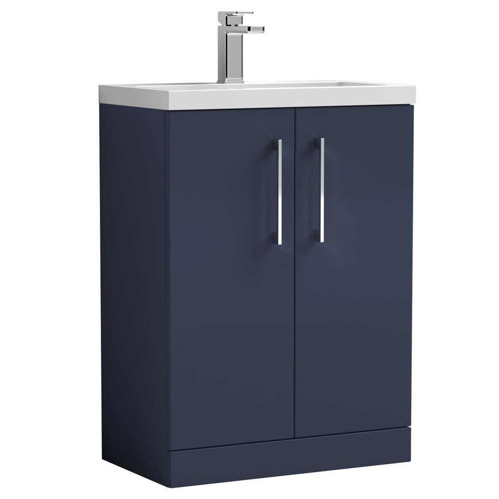 Nuie Arno 600mm Midnight Blue Compact Floor Standing Unit (1)