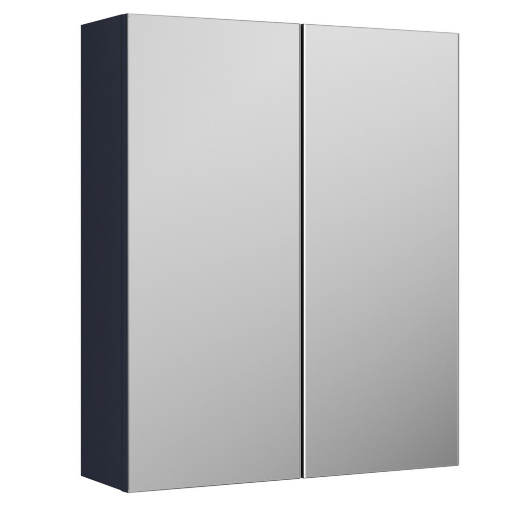 Nuie Arno 600mm Mirror Cabinet Blue