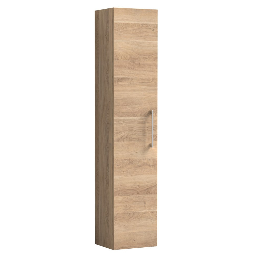 Nuie Arno Bleached Oak Wall Hung 300mm Tall Unit Single Door (1)