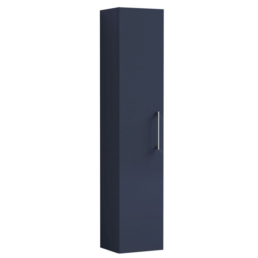 Nuie Arno Blue Wall Hung 300mm Tall Unit Single Door