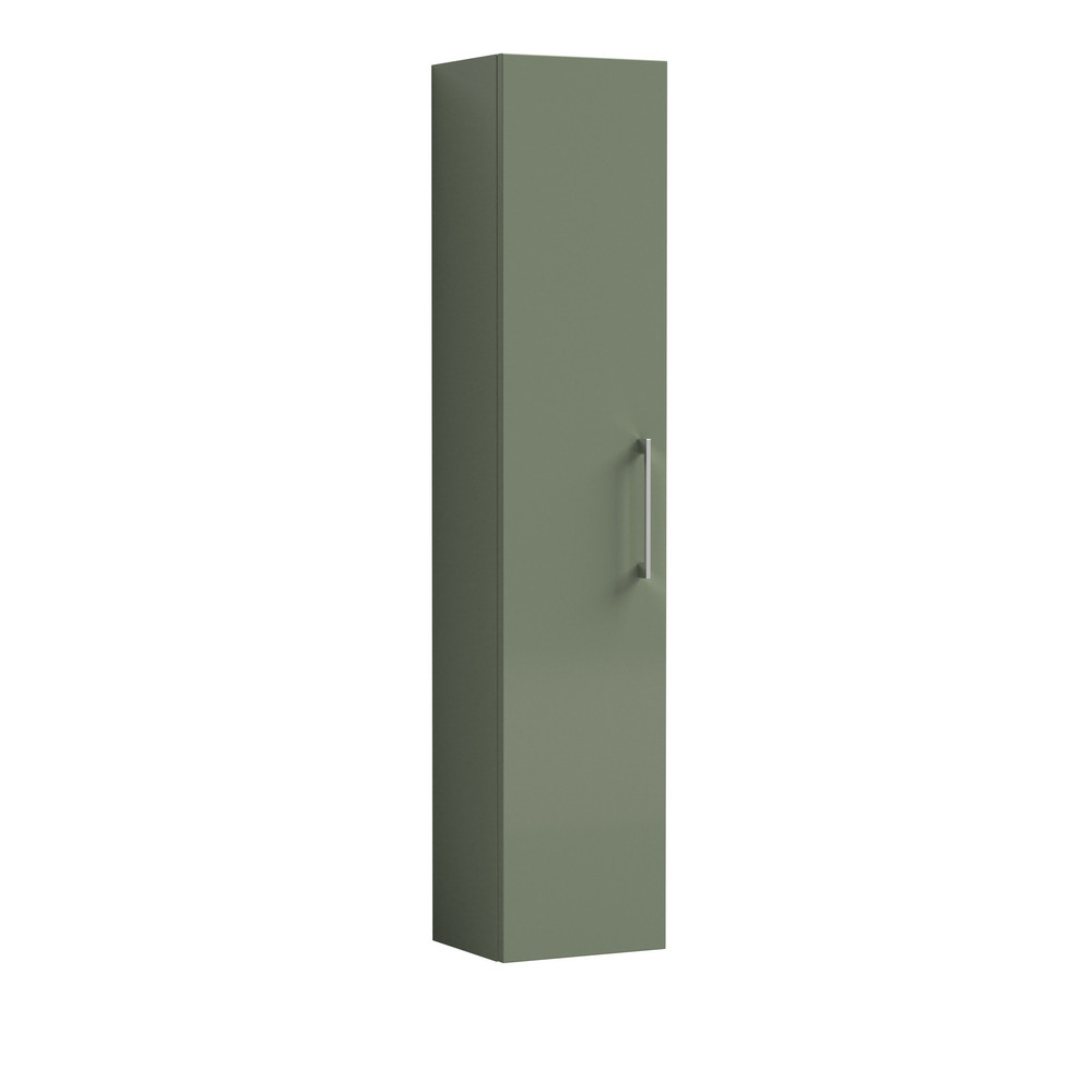 Nuie Arno Green Wall Hung 300mm Tall Unit Single Door