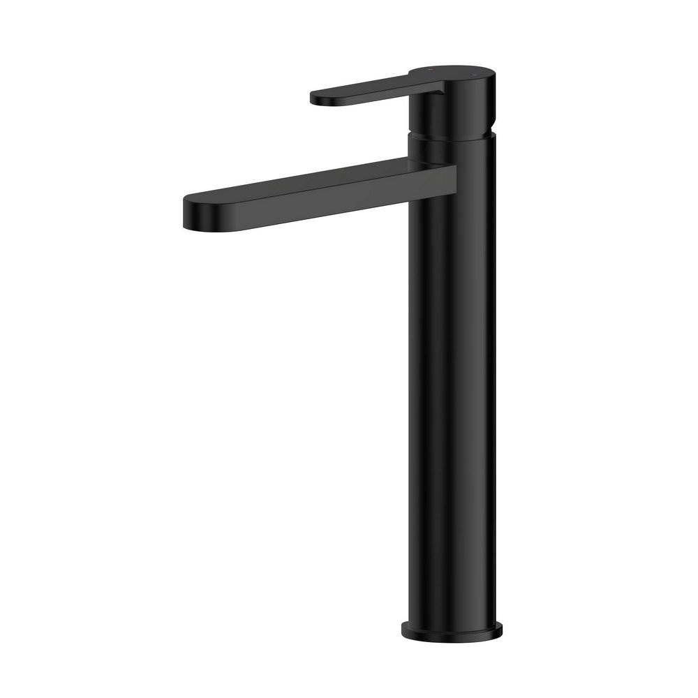 Nuie Arvan Black High Rise Basin Mixer