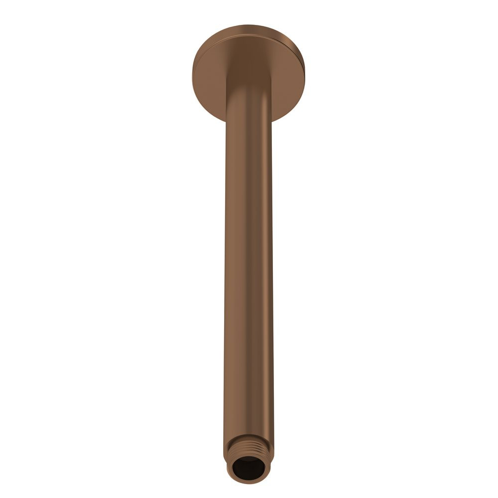 Nuie Arvan Long 300mm Brushed Bronze Round Ceiling Arm