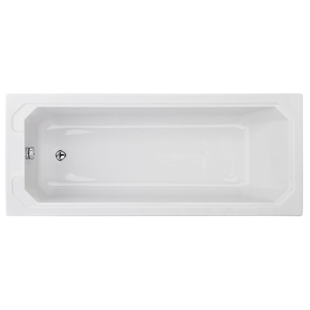 Nuie Ascott Art Deco 1700 x 750mm Single Ended Bath