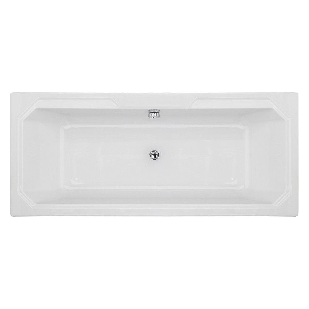 Nuie Ascott Art Deco 1800 x 800mm Double Ended Bath