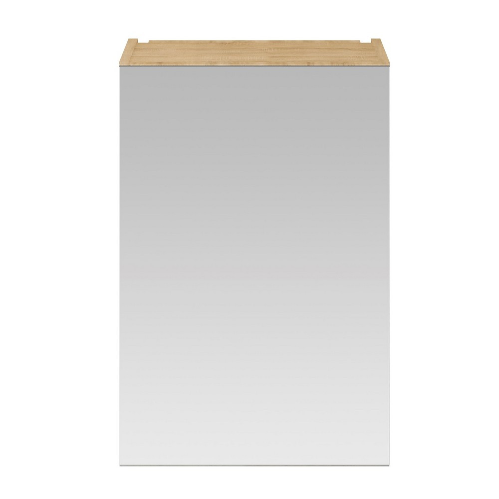 Nuie Athena 450mm Mirror Cabinet Natural Oak