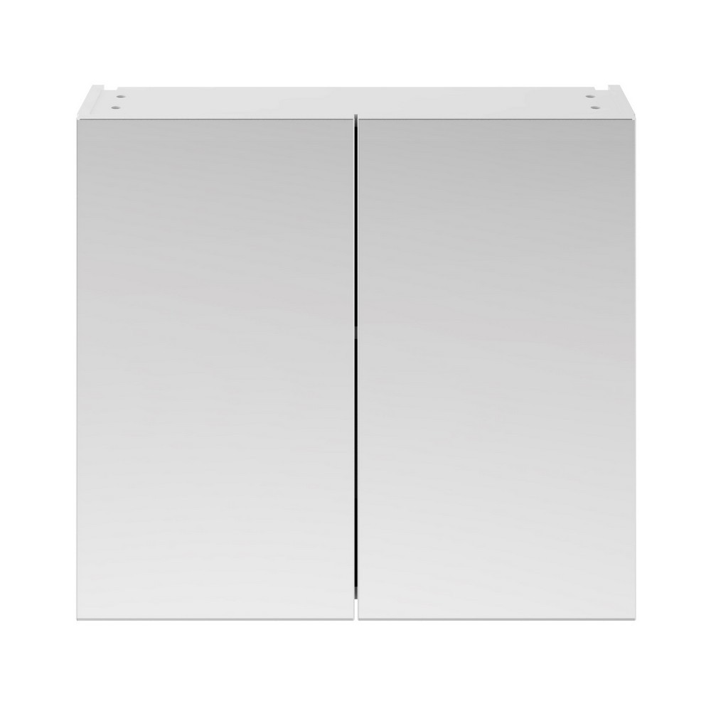 Nuie Athena 800mm Mirror Cabinet Gloss White