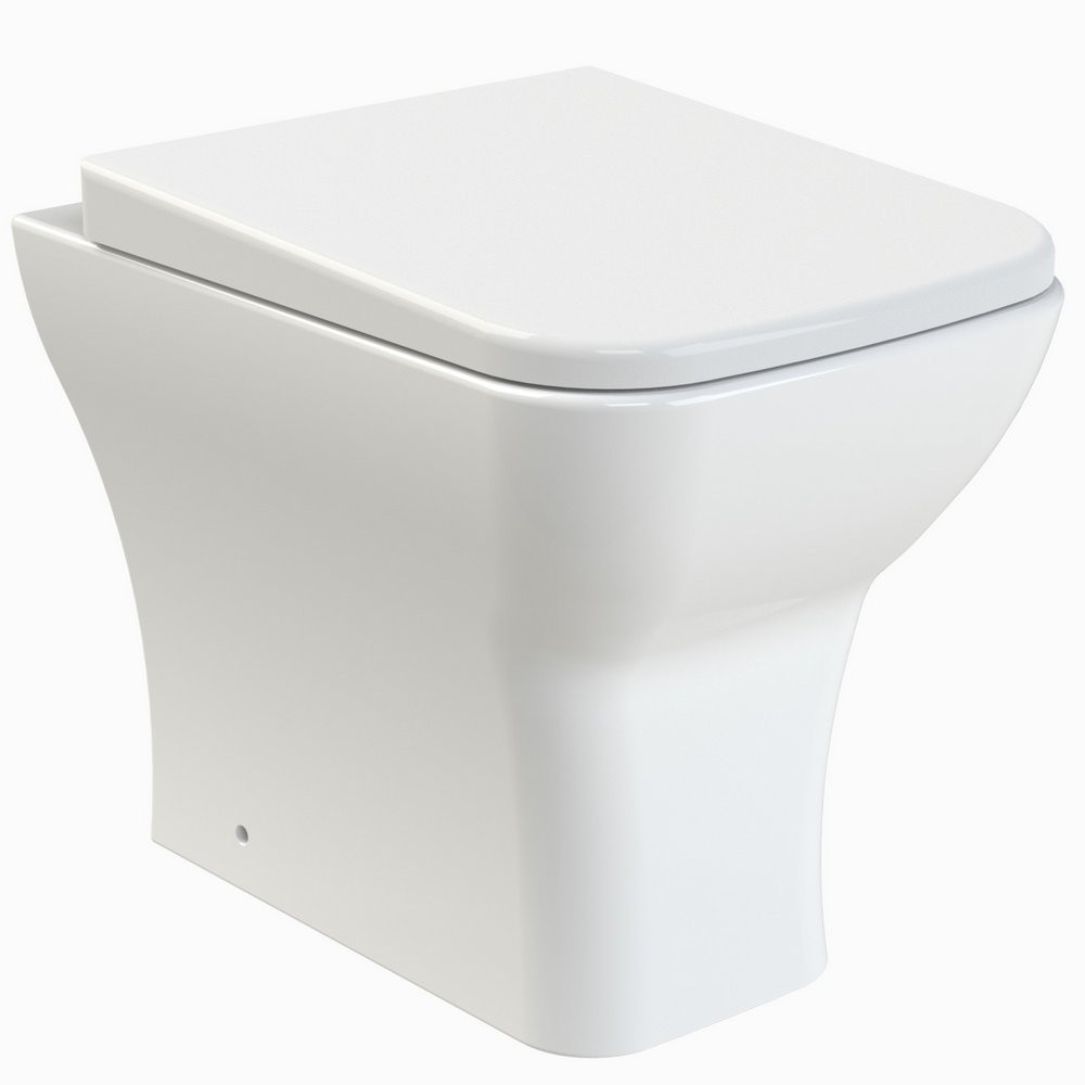 Nuie Ava Back To Wall Rimless Pan and Soft Close Seat