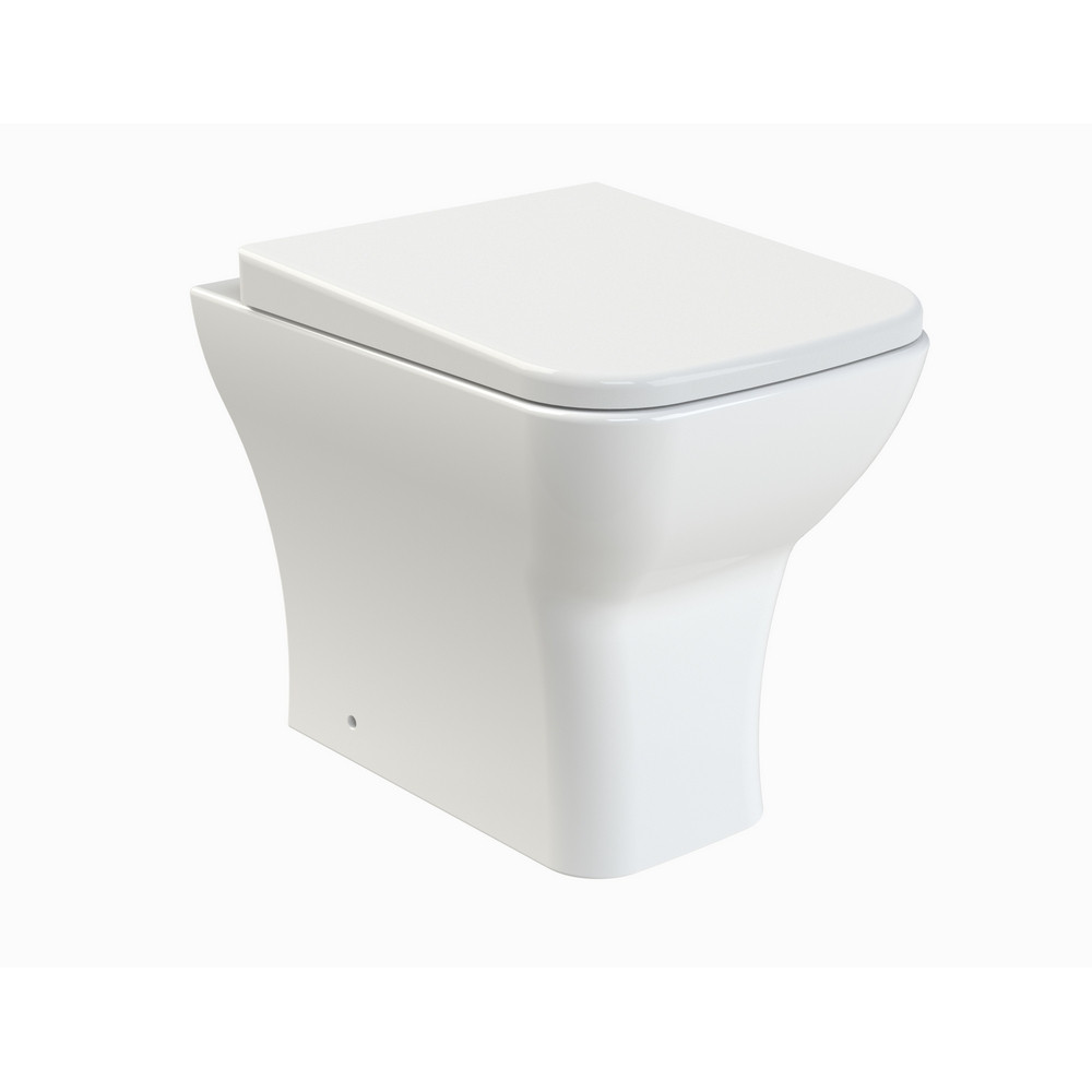 Nuie Ava Back To Wall Rimless Pan and Soft Close Seat